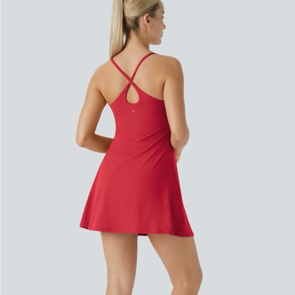 Halara Softlyzero Plush Backless Active Dress - M… - image 2